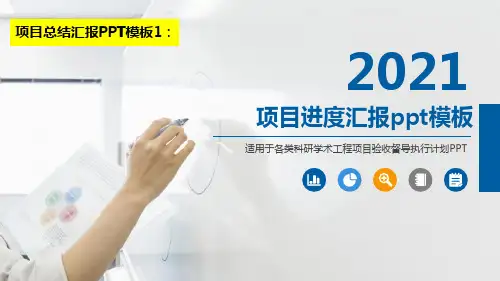 项目进度汇报ppt模板