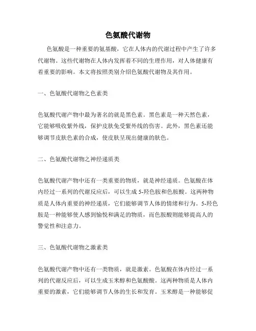 色氨酸代谢物