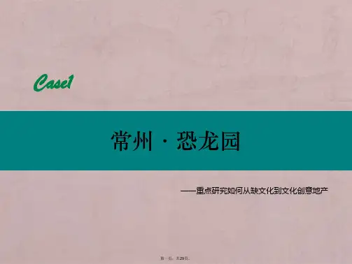 常州恐龙园案例分析