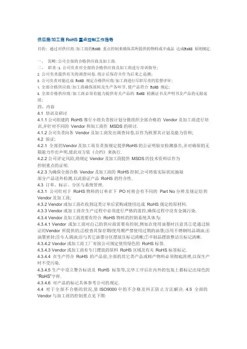 ROHS程序文件