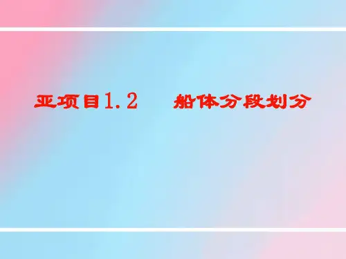 项目    船体分段划分-PPT课件