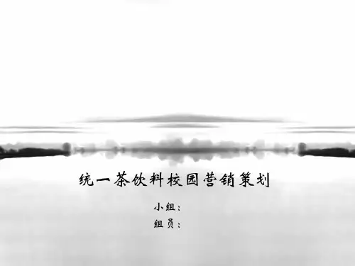 统一茶饮料营销策划.pptx