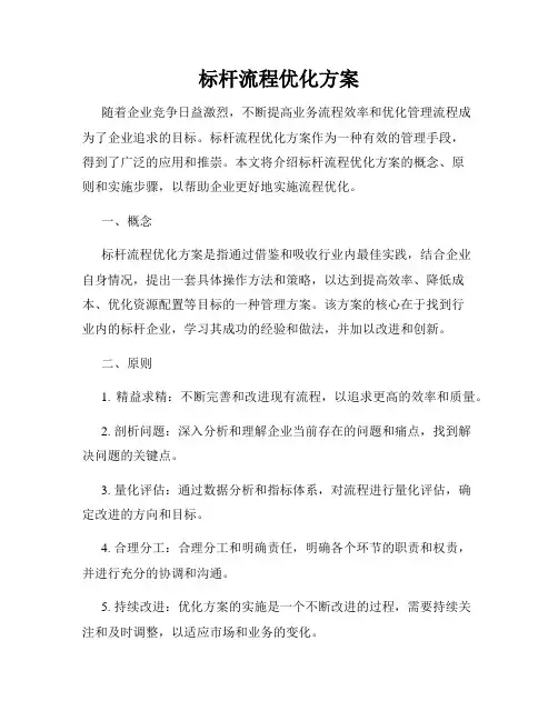 标杆流程优化方案