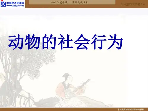 【人教版生物八年级上第五单元第二章 动物的运动和行为】  第三节 社会行为课件(5)pptPPT精品文档15页