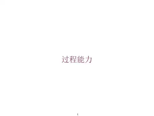 6 Sigma_定义衡量阶段_过程能力Process Capability