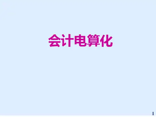 会计信息系统基本概念(ppt 44页)
