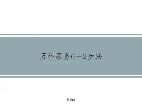 万科6+2步法