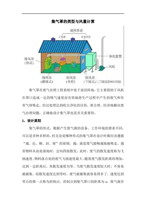 集气罩的类型与风量计算