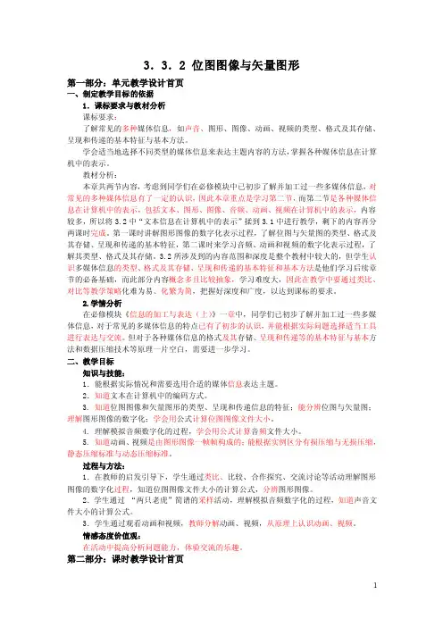 位图图像与矢量图形