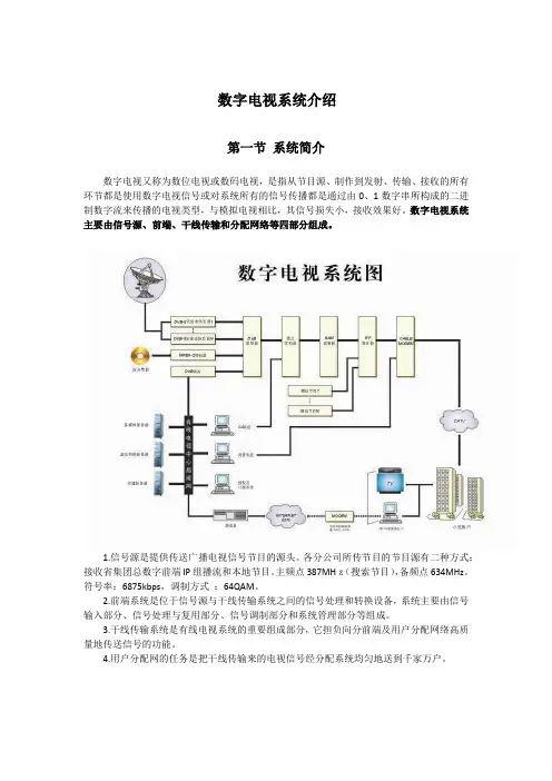 数字电视系统介绍
