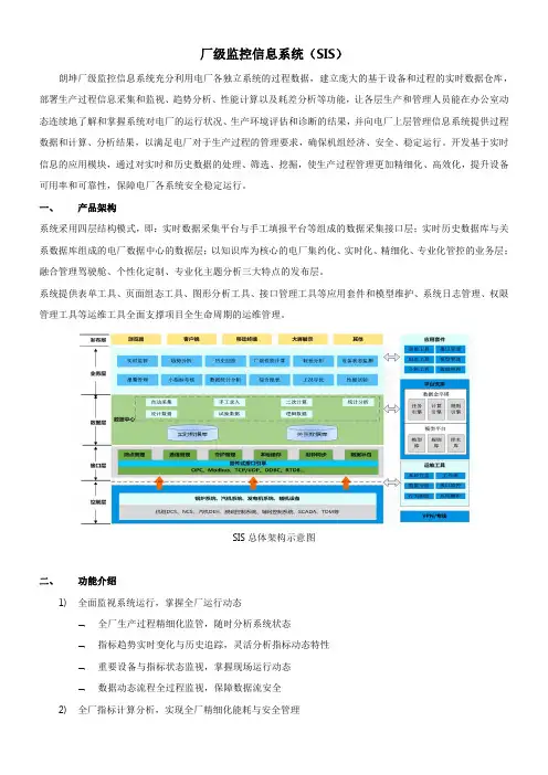 厂级监控信息系统（SIS