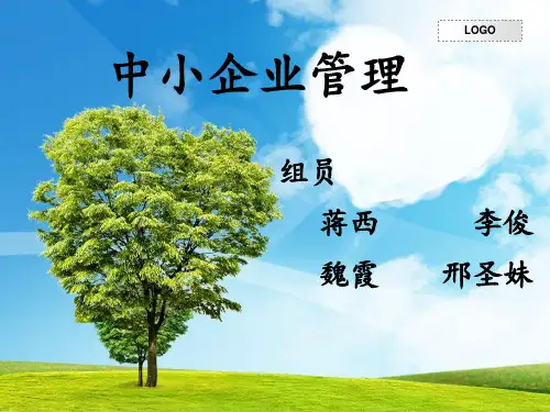 中小企业管理ppt课件
