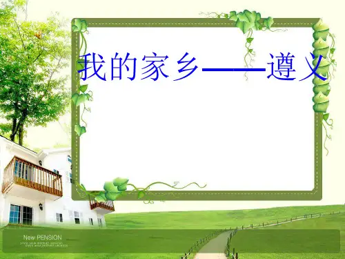 我的家乡--遵义(红色革命圣地)资料