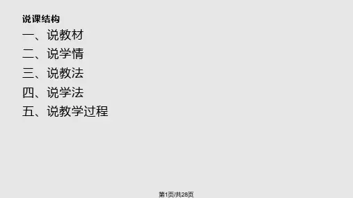 电子商务说课稿PPT课件