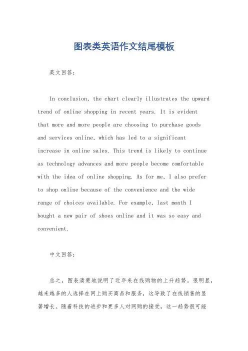 图表类英语作文结尾模板