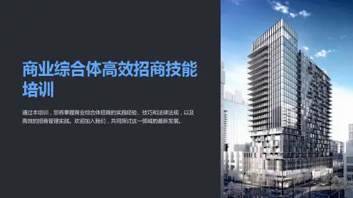 商业综合体高效招商技能培训(97页)