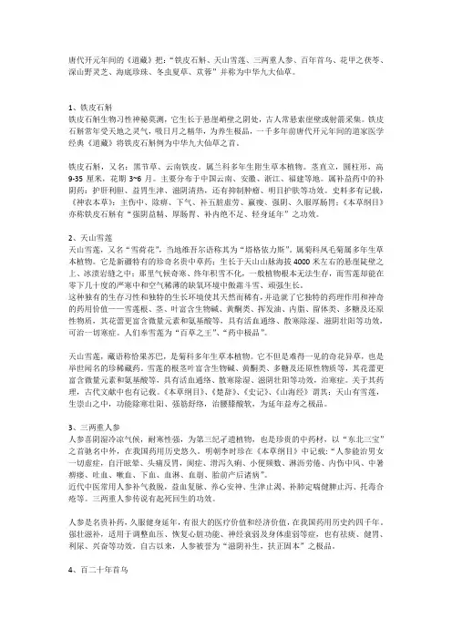 九大仙草