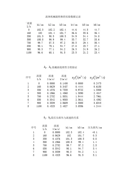 化工原理实验数据处理 (3)