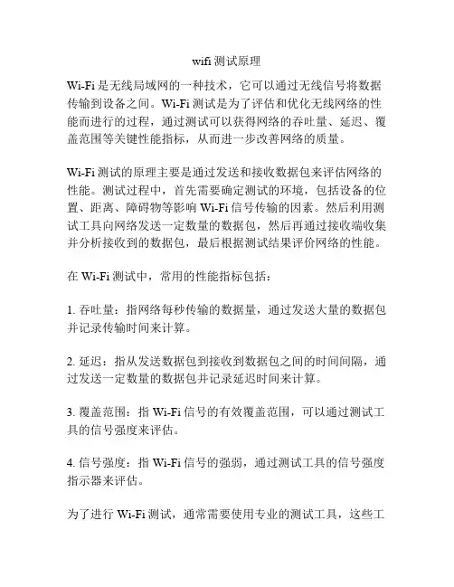 wifi测试原理