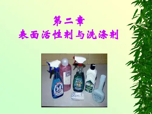 表面活性剂与洗涤剂解读