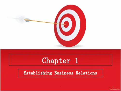 商务英语口语Chapter1ppt课件