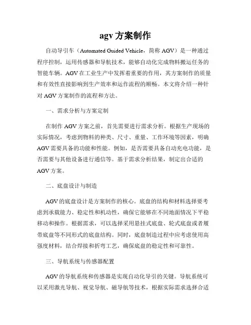 agv方案制作