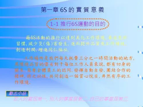 6S推行手册精编版