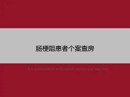 肠梗阻患者个案查房