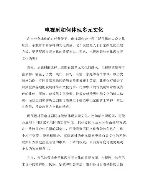 电视剧如何体现多元文化