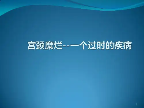 宫颈病变精品PPT课件