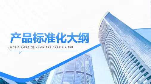 产品标准化大纲