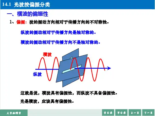 大学物理学-光的偏振