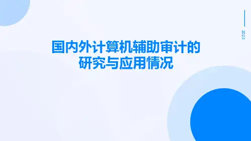 国内外计算机辅助审计的研究与应用情况