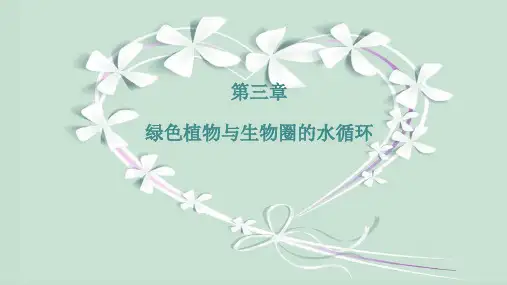 人教版 生物 七年级 上册 第三单元 第三章 绿色植物与生物圈的水循环(43页)