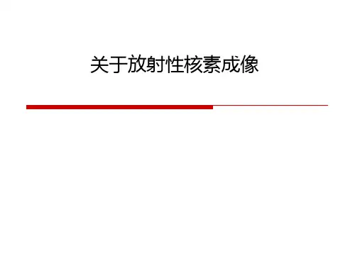 关于放射性核素成像课件