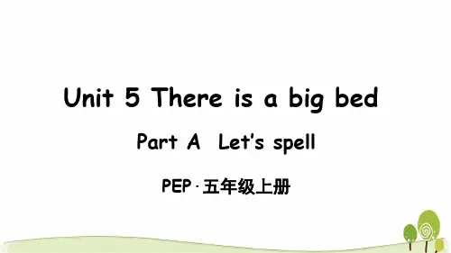 PEP人教版五上英语Unit5PartA第3课时优质课件