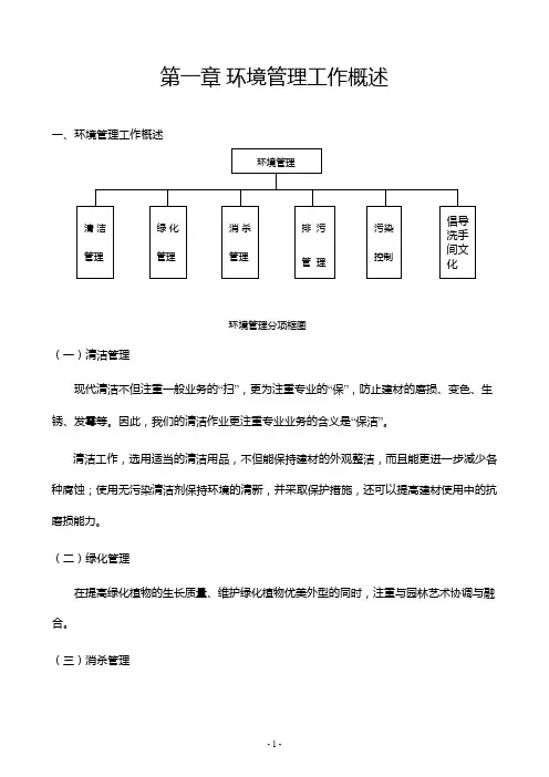 保利物业环境管理手册内容