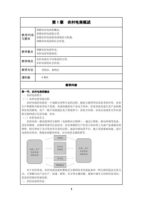 《农村电商》教案