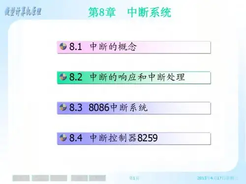 第8章 中断系统
