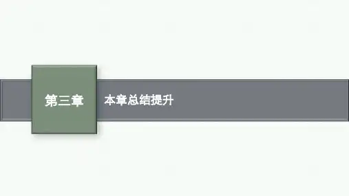 人教A版高中同步学案数学必修第一册精品课件 第三章 本章 总结提升