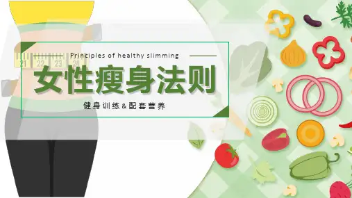 女性健康减肥健身教学图文PPT课件