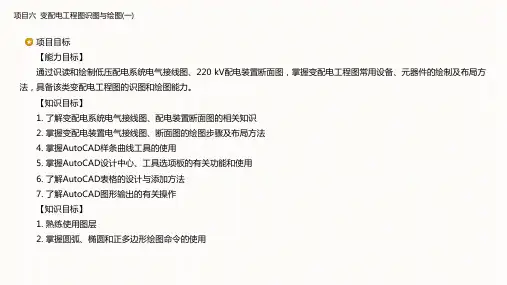 电气工程CAD实践教程-变配电工程图识图与绘图(一)