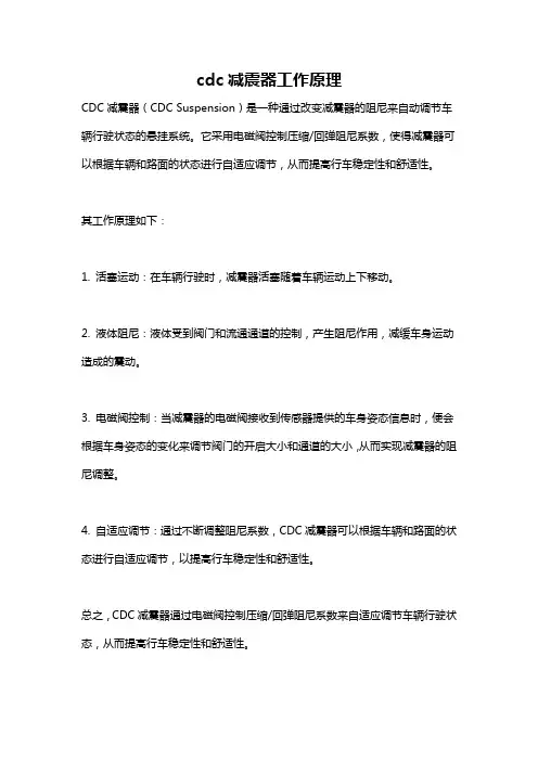 cdc减震器工作原理