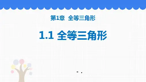 《全等三角形》PPT精品课件