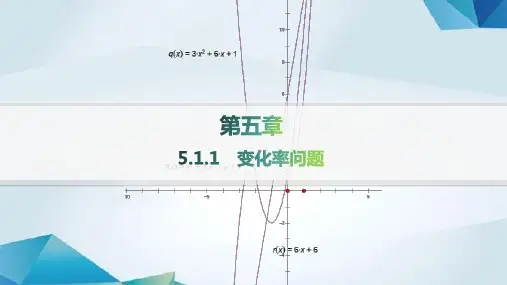 人教A版高中数学选择性必修第二册精品课件 第五章 一元函数的导数及其应用 5.1.1 变化率问题 