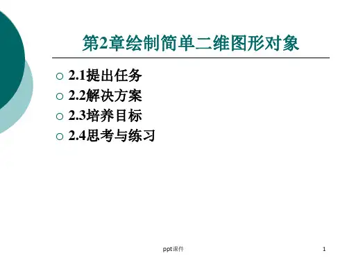 【学习课件】第二章绘制简单二维图形对象