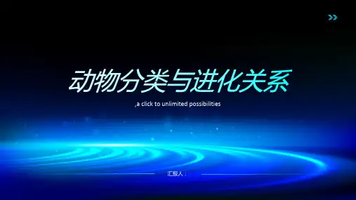 动物分类与进化关系了解生物家族树