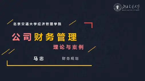 公司财务管理：理论与案例_第05章 财务规划_53 内含增长率_