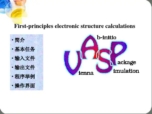 VASP软件介绍解读