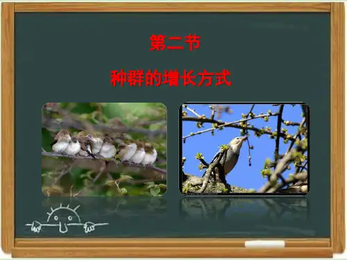 浙科版高中生物必修三《种群的增长方式》课件(1)-新版